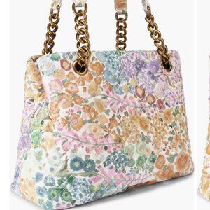 🚨 Sold 🚨Kurt Geiger London Floral Quilted Leather Tote